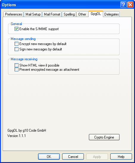 convert gpg for outlook 2013