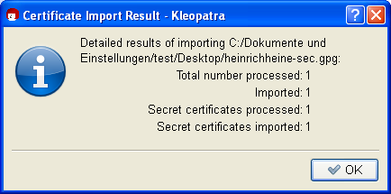 gpg suite export kleopatra